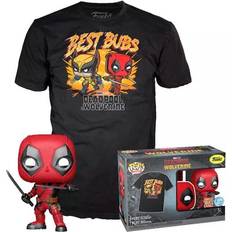 Funko Set Med POP And Tee Marvel Deadpool Och Wolverine M