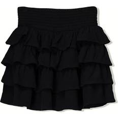 Bershka Skirts Bershka Tiered Mini Skirt - Black