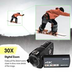 Camcorders Ordro HDR-AX10 4K Digital Video Camera