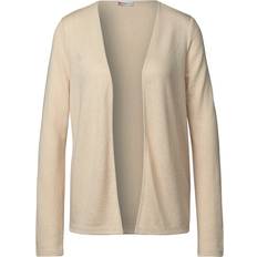 Street One Frauen Strick-Look Jacke - Beige