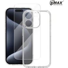 Vmax Set Hülle Glas 2,5D Premium für Samsung Galaxy A24 4G A25 5G