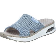 Rieker 40 Sandaler med hæl Rieker Pantoletter - Blue Denim