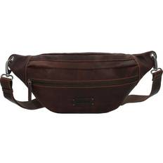 Brown - Leather Bum Bags Jack Kinsky Porto Fanny Pack Leather - Brown