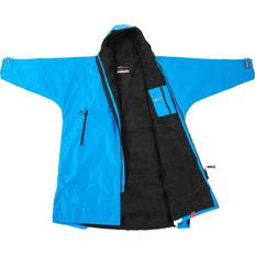 Surf Ponchos Dryrobe Advance Long Sleeve Changing Robe V3 Cobalt Blue Black M