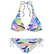 Gul Bikinisæt s.Oliver Bikini - Blå/Gul/Pink/Hvid
