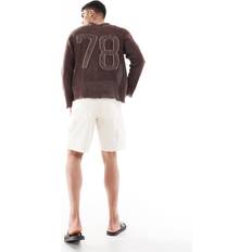 Bershka Bruna T-shirts Bershka Brun T-shirt Oversize Av Jerseymesh