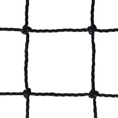 Tennis Sporti France Filet De Tennis Club 2mm Maille 45 Doublé Sur 6 Rangs Emdé Noir