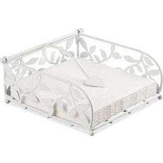 White Napkin Holder Ambiente Branch White Napkin Holder