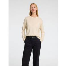 Dame - Hør Sweatere Selected Femme Pullover Laura - Ecru
