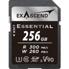 Minneskort & USB-minnen Exascend Essential UHS-II V90 256GB Memory Card