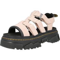 Dr. Martens Pantoffeln & Hausschuhe Dr. Martens Suède Mattison Sandalen Mit 3 Riemen - Rosa
