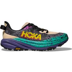 Hoka Speedgoat 6 W - Oatmeal/Mountain Iris