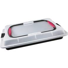 Zenker 7903 Kakbehållare Svart Vit 42.5 x 29.5 x 7.5 cm Kakform 42.5 cm