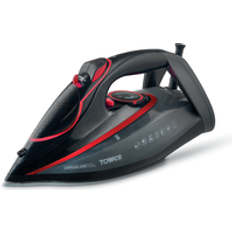 Tower Ceraglide Steam Iron XL Soleplate Red