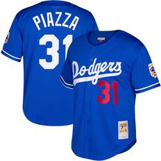 Dodgers jersey Mitchell & Ness Mike Piazza Dodgers BP Jersey Blue