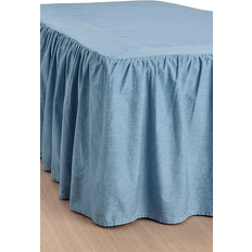 Ellos Denim Frilled 52 cm Blå Sengekappe Blå (200x90cm)