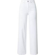 Only Onlmadison High Waist Wide Leg Fit Jeans - Blanc