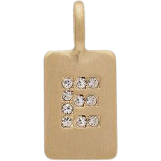 Pilgrim Transparent Berlocker & Hängen Pilgrim CHARM krystal vedhæng, guldbelagt