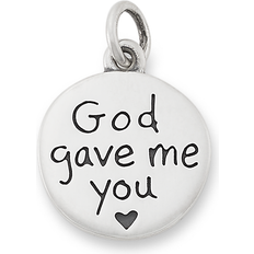 James Avery God Gave Me You Charm - Silver