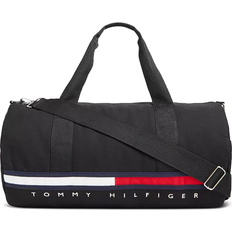 Tommy Hilfiger Men Duffle Bags & Sport Bags Tommy Hilfiger Men's Gino Harbor Point Duffel Bag Black Black