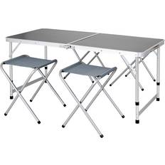Bord med stole camping SunLife Campingsæt Med Bord Og 4 Stole
