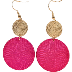 Shein pair Minimalist Elegant Big Round Drop Earrings For Womens Daily Wear
