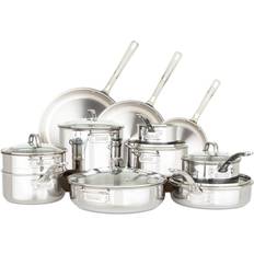 Viking Culinary 3-Ply 17-Piece Cookware Set with lid 17 Parts