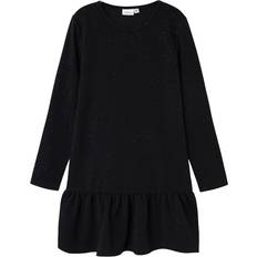 Name It Glimmer Kjole Roka Langærmet - Black