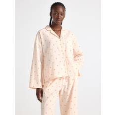 Lindex Pyjamasskjorte I Seersucker - Rosa