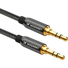 Kablar Hpa Universalkabel AUX Minijackkabel 3m Svart
