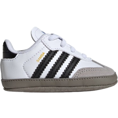 adidas Samba Crib Sneakers - Cloud White/Core Black/Clear Granite