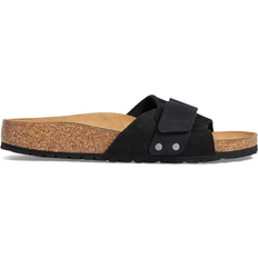 Birkenstock Oita Suede Leather One-Strap Sandals - Black