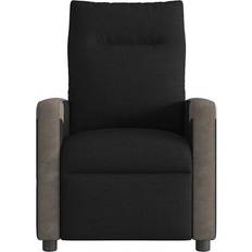 vidaXL Justerbar Reclinerfåtölj Svart Tyg Fåtölj 100cm