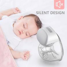 Grey Breast Pumps Tomtop Jms Bebebao P1 Wearable Breast Pump 8oz 240ml 1 Set 28mm Grey