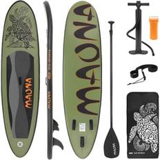 Ensembles SUP ECD Germany Aufblasbares Stand Up Paddle Board Maona 308 x 78 x 10 cm