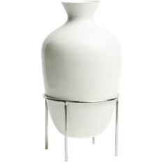 Iron Vases H&M Tall Metal White Vase 15.7"