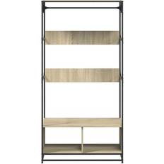 vidaXL Klædeskab 90 x 50 x 180 cm Konstrueret Træ Garderobeskab 90x180cm