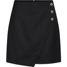 Bruuns Bazaar BillBBMadina Skirt, Black Pinstripe