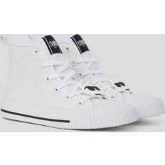Karl Lagerfeld Girls Ikon High-top Sneakers - White