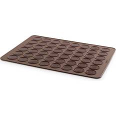 Lekue Baktillbehör Lekue Macaron Silikonmatta 40 cm Brun Bakmatta 40 cm