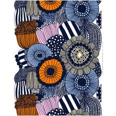 Marimekko Siirtolapuutarha Acrylatbeschichteter Baumwollstoff White-yellow-orange-light Blue Tischdecke Mehrfarbig (116x147cm)