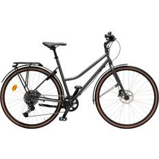 Skeppshult Suverän Stad Dam 10-vxl 53 cm Grå Hybrid Cykel Damcykel