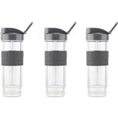 H.Koenig Set of 3 Bottles for Mini Blender SMOO9 570 ml