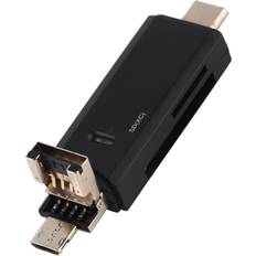 Memory Card Readers Tomtop Jms 3 in 1 Type C and USB Port OTG Memory Card Reader