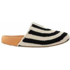 The Sak Women Bolinas Crochet Clog Black stripe