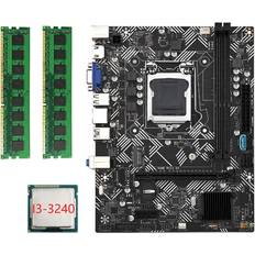 Motherboards Tauoh B75M Desktop Motherboard I3-3240 CPU 2X DDR3 1600MHz 8G RAM