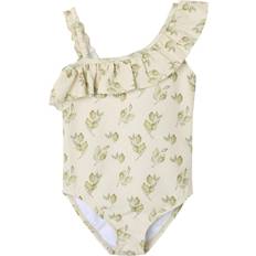 Beige Bathing Suits Lil'Atelier Printed Swimsuit