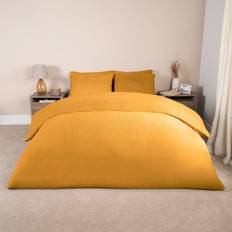 Brentfords Teddy and Pillowcase Set Single Duvet Cover Yellow (200x135cm)