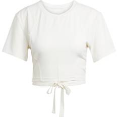 Dame - Yoga T-shirts adidas Yoga T-shirt - Chalk White