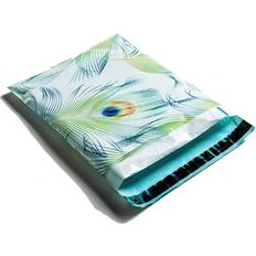 Postage & Packaging Supplies UpakNShip Poly Mailers Peacock Designer Mailers 10x13
